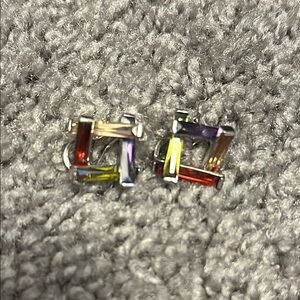 Colorful Geometric Earrings